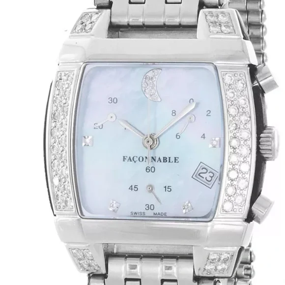 Faconnable | Accessories | Ladies Faconnable Diamond Watch | Poshmark